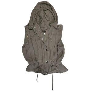 New Look Green Hooded Utility Vest